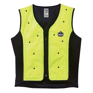Ergodyne Chill-Its 6685 Dry Evaporative Cooling Vest - Lime