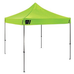 Ergodyne SHAX 6000 Heavy-Duty Commercial Pop-Up Tent - Lime