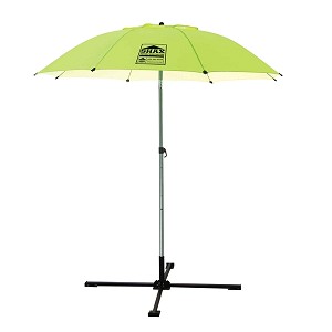 Ergodyne SHAX 6100 Lightweight Industrial Umbrella - Lime