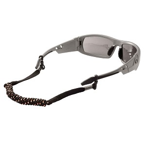 Ergodyne Skullerz 3280 Elastic Coil Eyewear Lanyard - Black