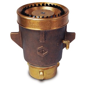 Akron Black Widow Hydraulic Master Stream Nozzle Brass
