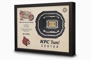 Stadium Views; Wall Art Series; Basketball; Louisville Cardinals